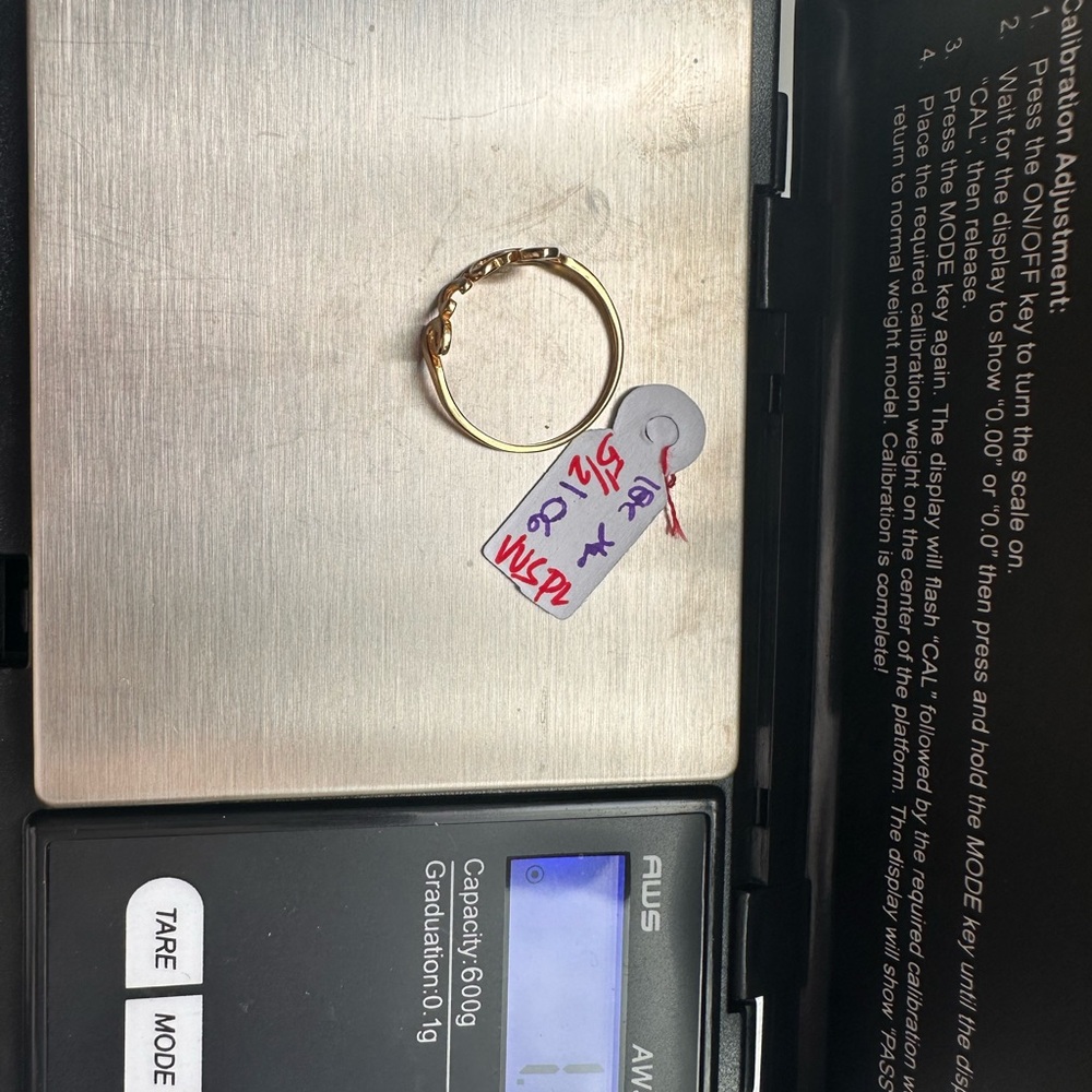 LOVE RING real 18k japan gold (1.1 grams) - Picture 6 of 6